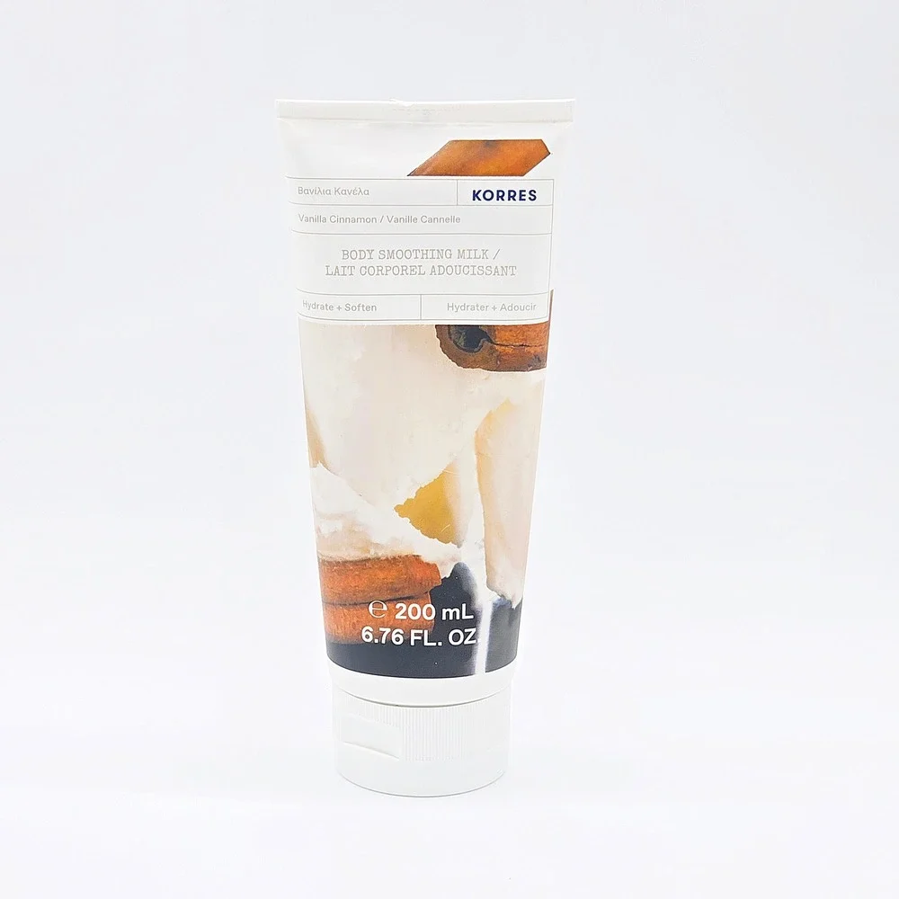 Korres Body Smoothing Milk Vanilla Cinnamon 200 mL 6.76 Fl. Oz. - Picture 1 of 5